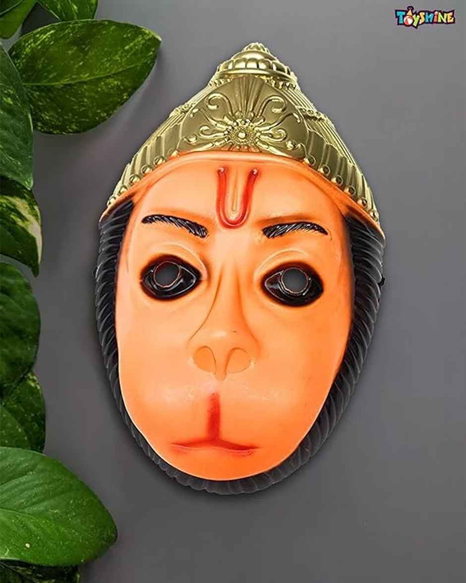 Toyshine Festival Combo Of God Role Play Hanuman Ji Face Mask With Gada Toy For Kids