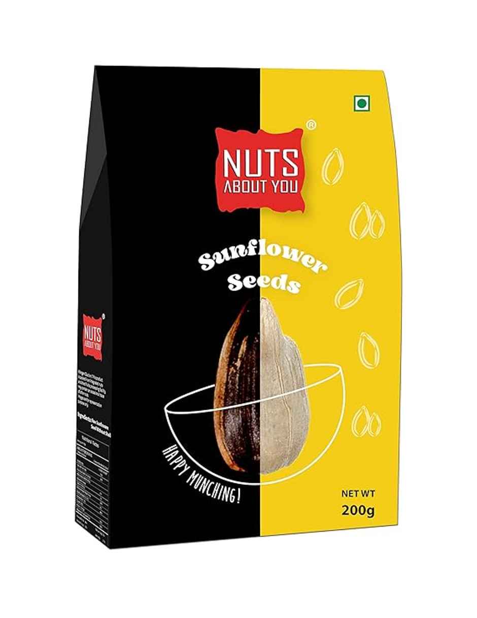 Nuts About You Sunflower Seeds | Raw | Premium | Natural| Diet Food Combo