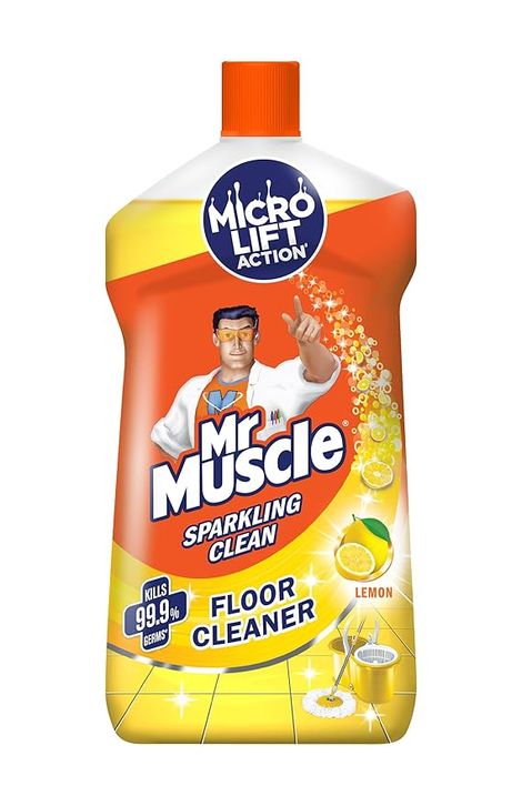 Mr. Muscle Lemon Citrus Sparkling Floor Cleaner Liquid