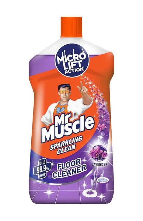 Mr. Muscle Lavender Sparkling Floor Cleaner Liquid