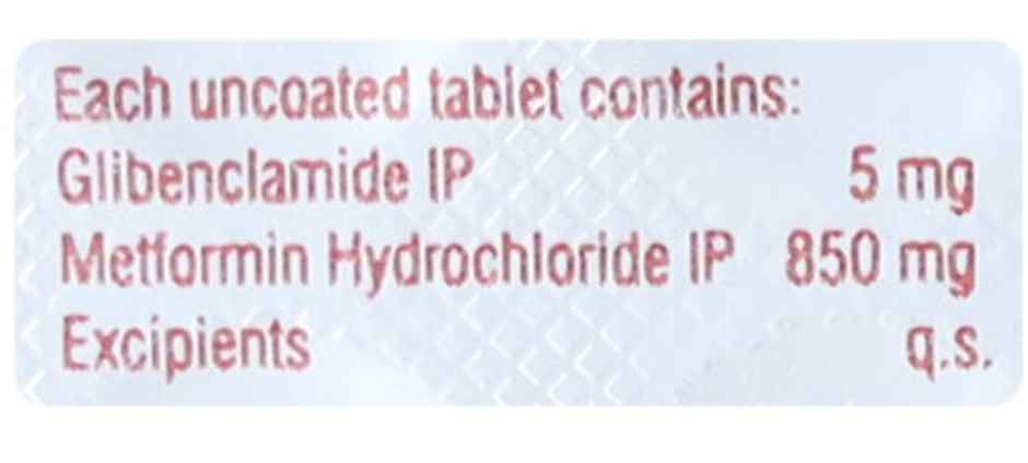 Glucored Forte 850 Tablet