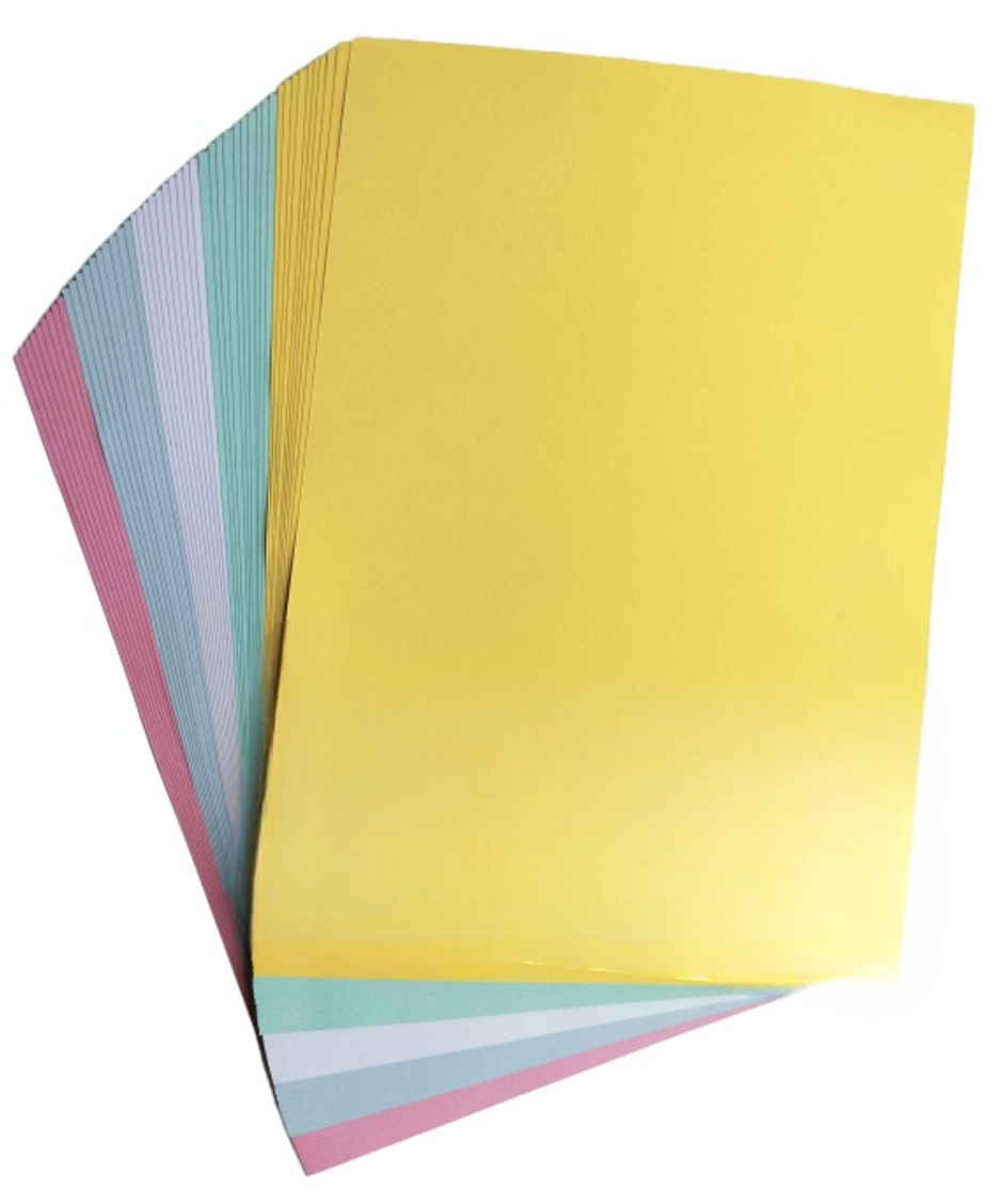 ABK Chart Paper Multicolour Set Of 10 | A1 Size | 22 x 28 In | A1