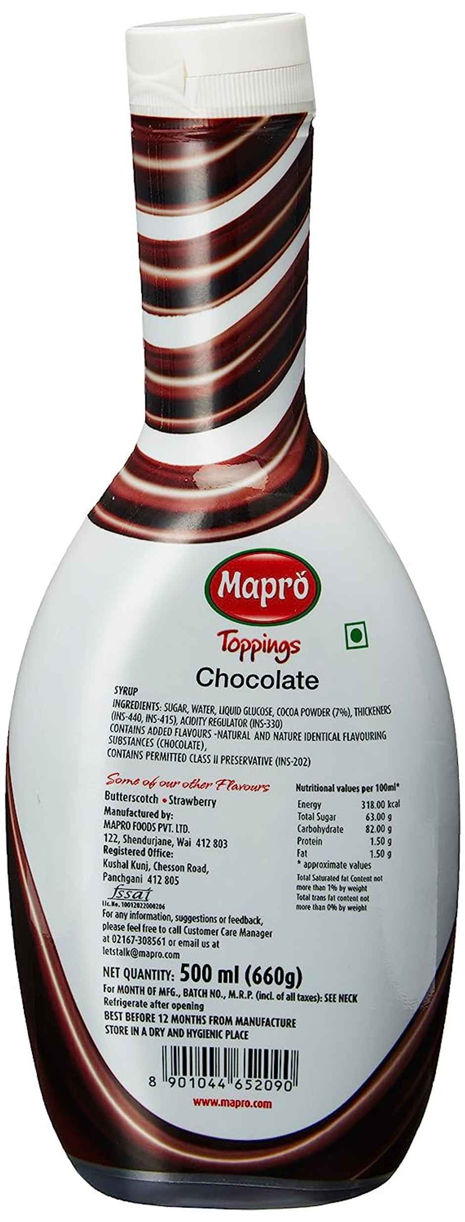 Mapro Chocolate Topping Syrup