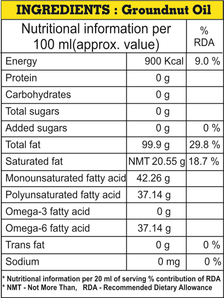 Idhayam Oil | Mantra GroundNut | Pouch