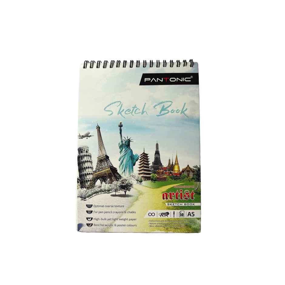 ABK A5 Sketch Pad 160 GSM - Assorted Design | Premium Paper