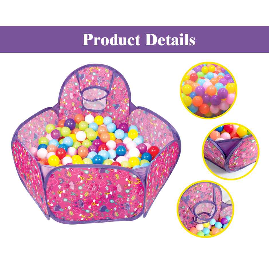 Itoys Ball Pool with 25 Balls -Butterfly (Colour May Vary)