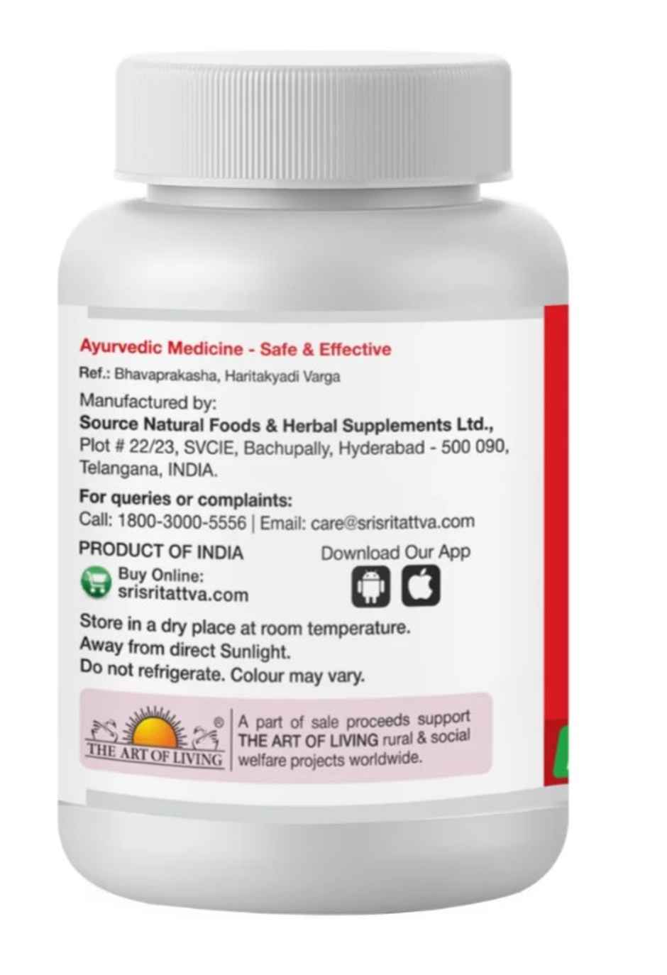 Sri Sri Tattva Triphala 500mg Tablet