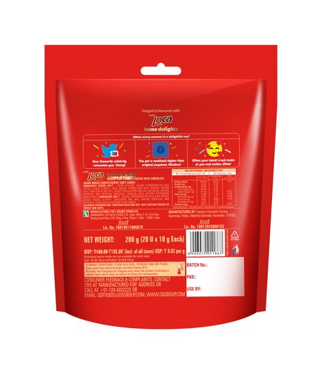 Luvit Loca Home Delights Choco Caramel Bar