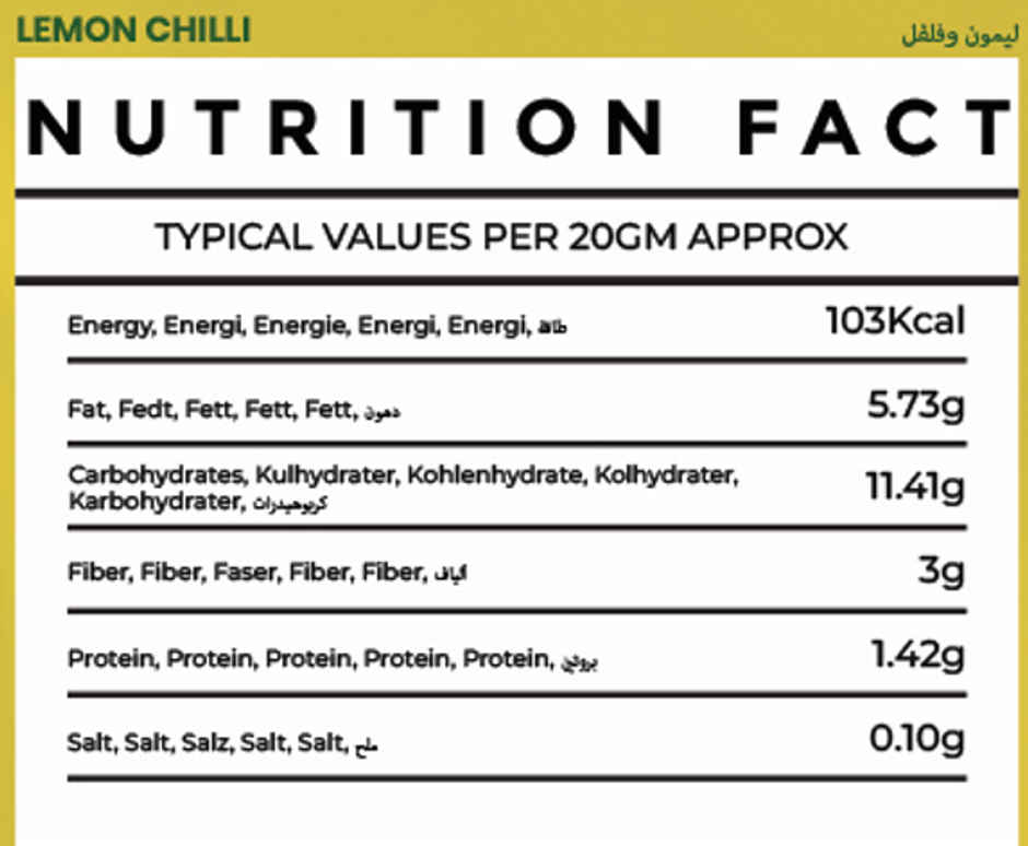 Milleto & Nutto Lemon Chilli Makhana
