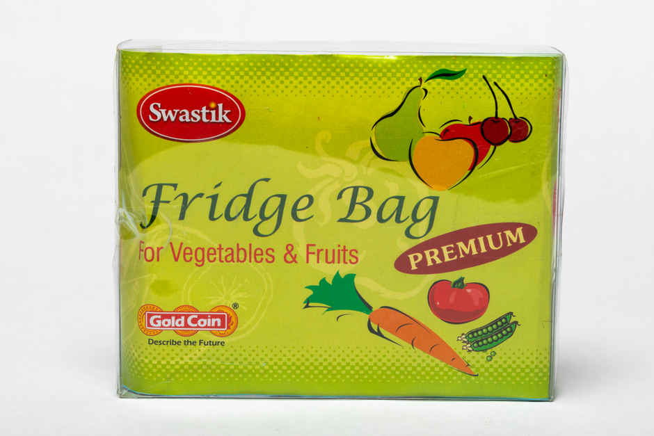 Soham Housewares Swastik Fridge Bags - Pack of 3 (Assorted)