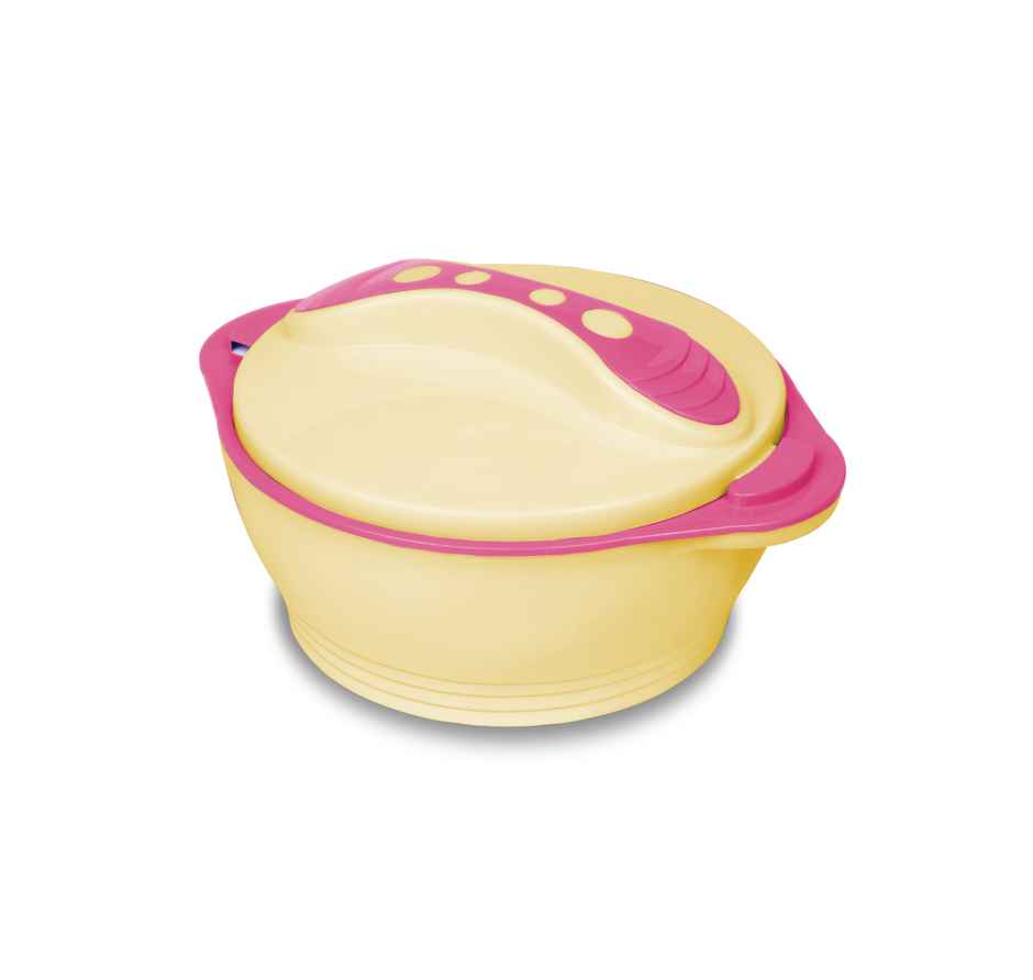 Princeware Neo Plastic With Inner Steel Casserole 1500 ml | Ivory