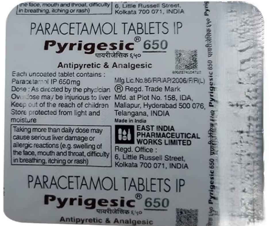 Pyrigesic 650 Tablet