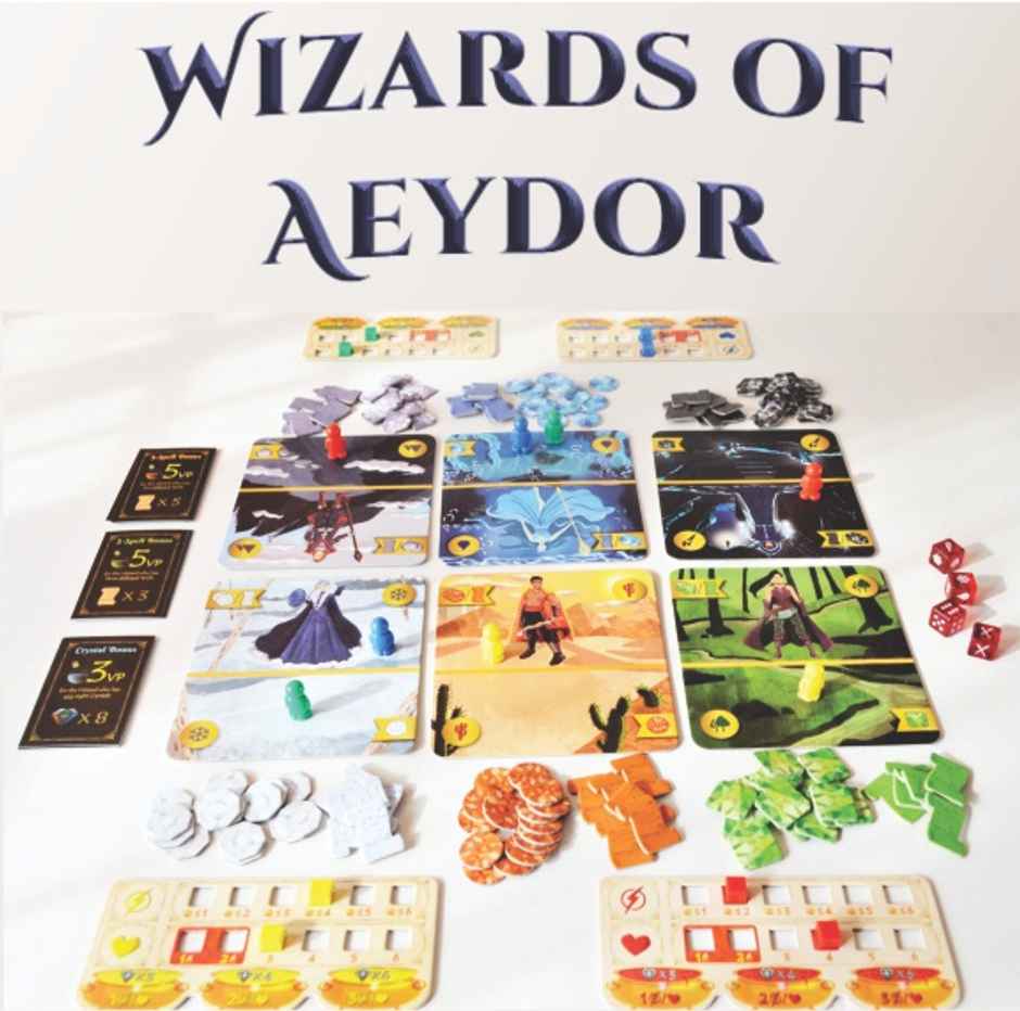 Zvata Wizards of Aeydor Board Game for Ages 8+