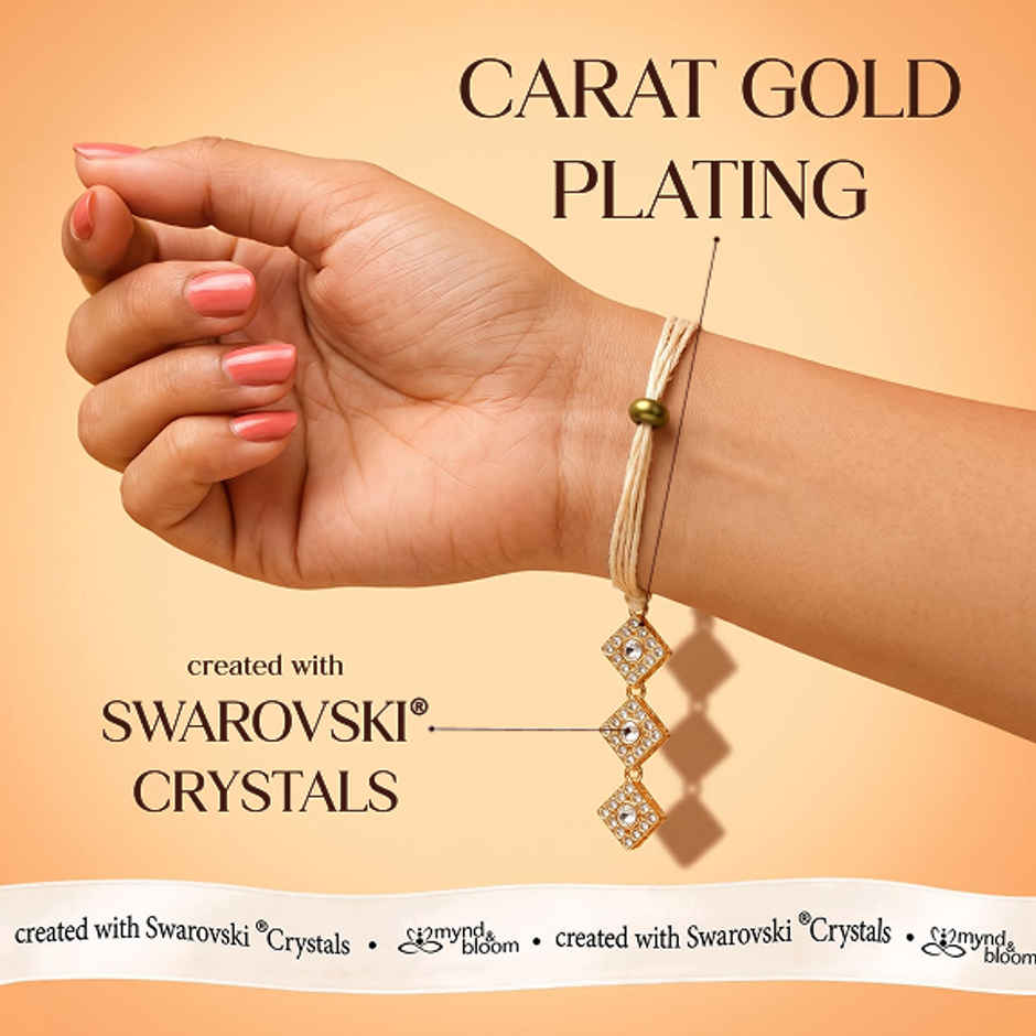 Created with Swarovski Crystals | The Diamond Dangle | Carat Gold Plating
