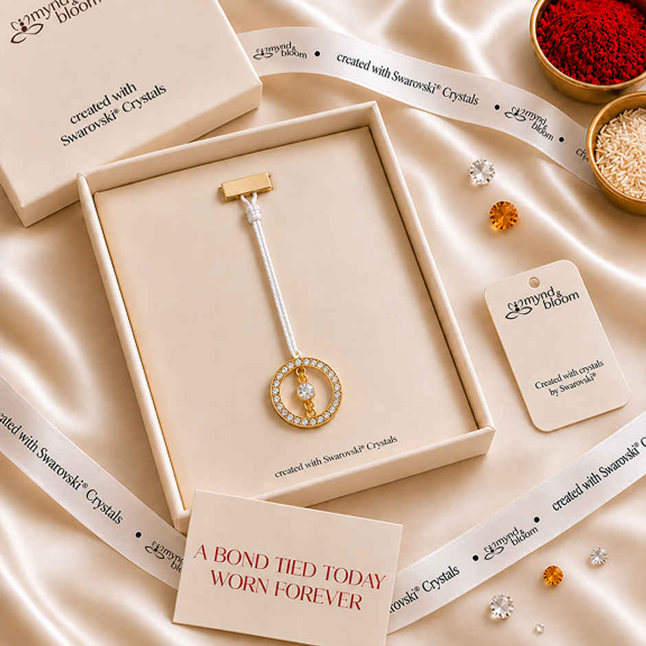 Created with Swarovski Crystals | The Circle of Life | Carat Gold Plating