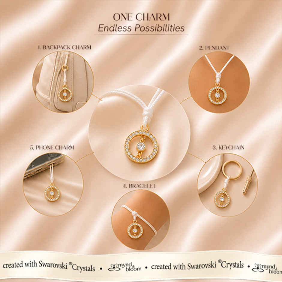 Created with Swarovski Crystals | The Circle of Life | Carat Gold Plating