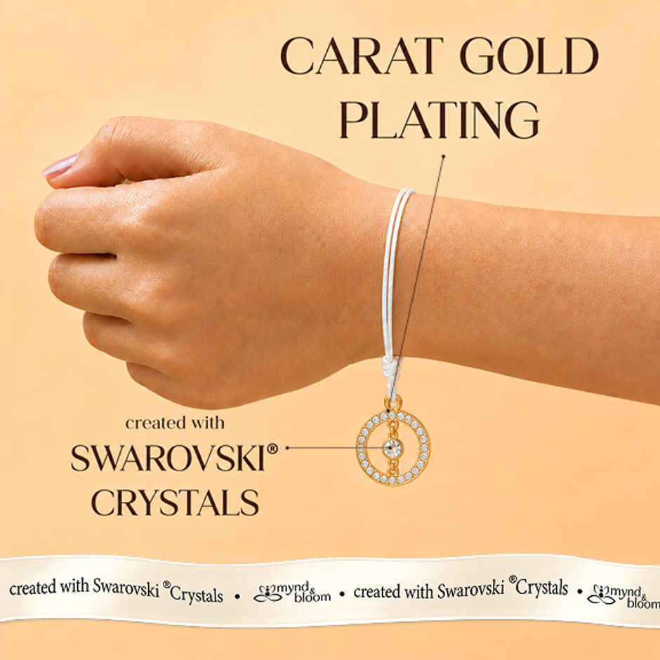 Created with Swarovski Crystals | The Circle of Life | Carat Gold Plating