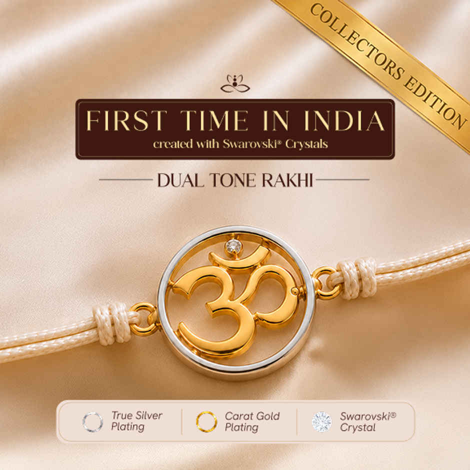 Created with Swarovski Crystals | Collectors Edition-Om  | True silver & Carat Gold Plating