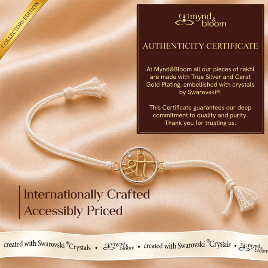 Created with Swarovski Crystals | Collectors Edition-Shree | Carat Gold and True silver plating