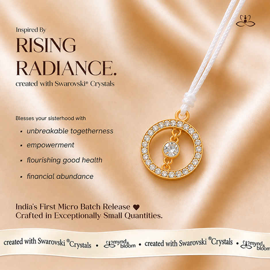 Created with Swarovski Crystals | The Circle of Life | Carat Gold Plating