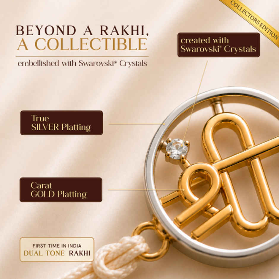 Created with Swarovski Crystals | Collectors Edition-Shree | Carat Gold and True silver plating