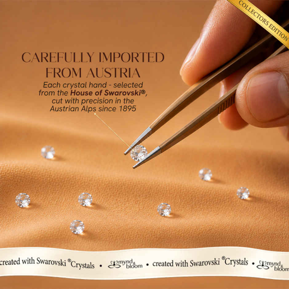 Created with Swarovski Crystals | Collectors Edition-Shree | Carat Gold and True silver plating