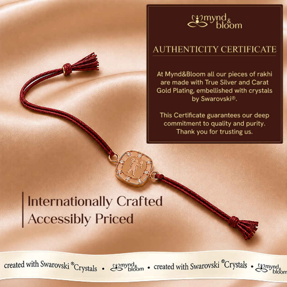 Created with Swarovski Crystals | Hanuman Emblem | Carat Gold Plating