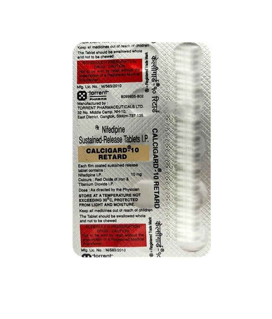 Calcigard-10 Retard Tablet SR