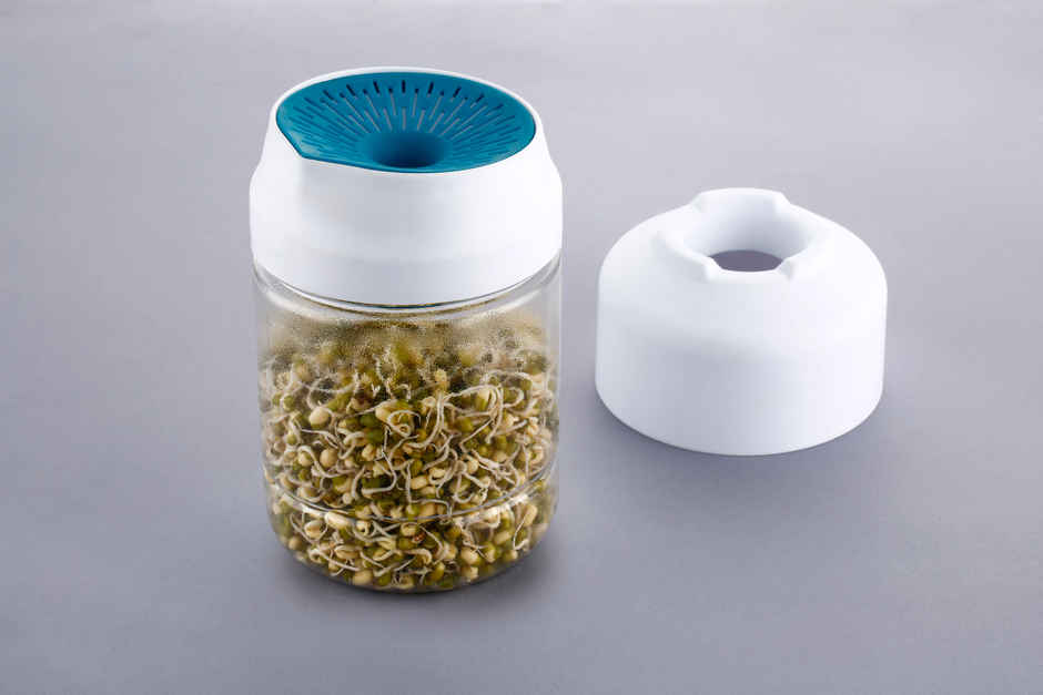 2Mech Sprout Maker Jar with Ventilation Stand