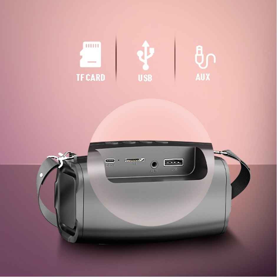 UBON Sultaan 10W BT Speaker with 1200 mAh Battery , Upto 10 Hrs Playtime, RGB lights, BT V5.3 (Black)