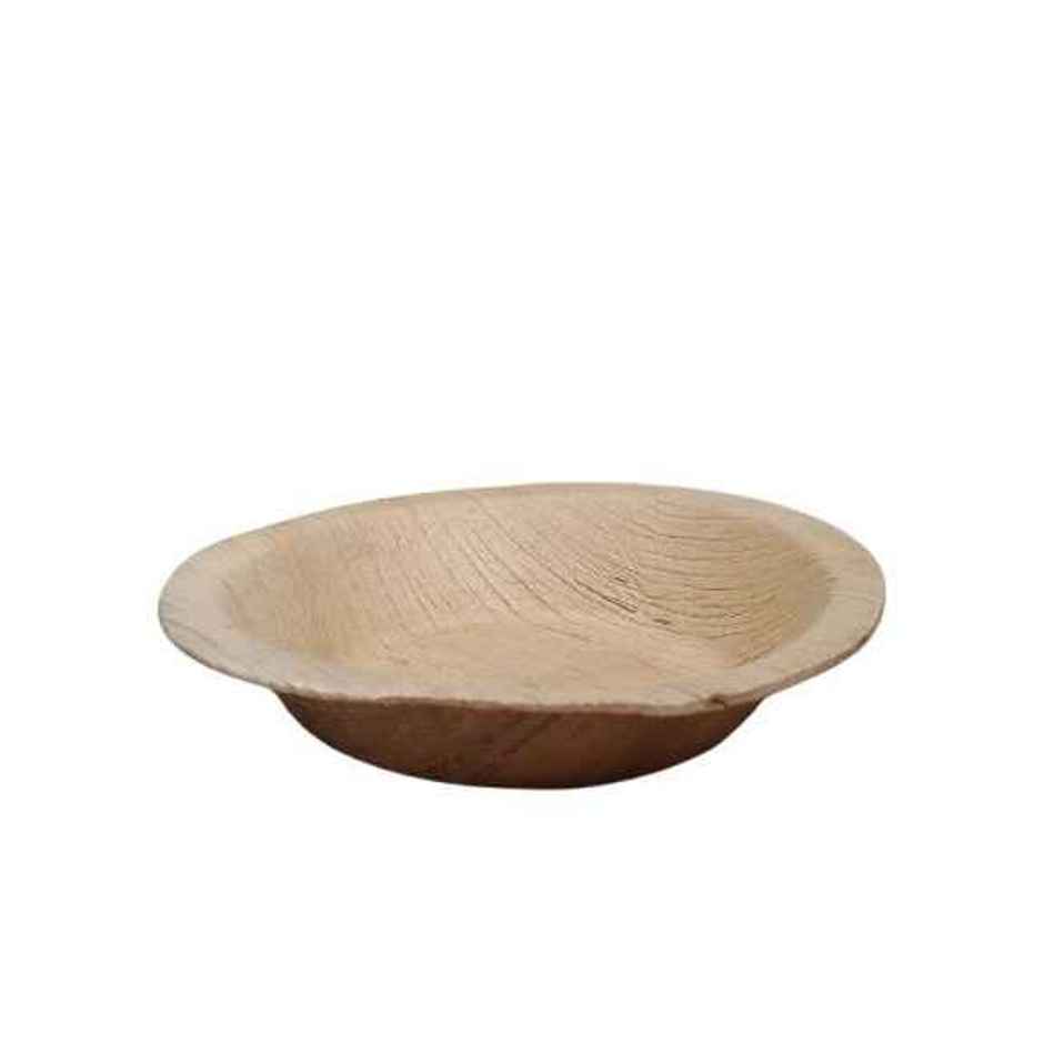 Disposable Palm Round Plate | 6 inch | Pack of 10 | Antzco