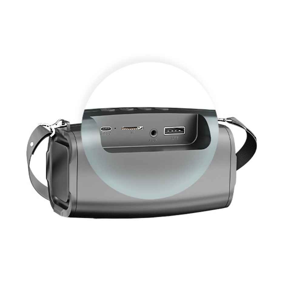 UBON Sultaan 10W BT Speaker with 1200 mAh Battery , Upto 10 Hrs Playtime, RGB lights, BT V5.3 (Black)