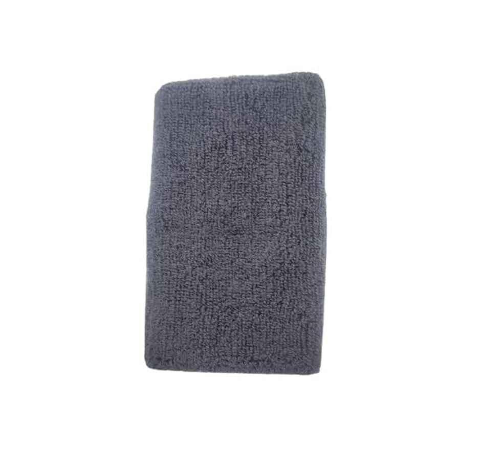 Total Adjustable and Breathable Cotton Unisex Sweat Wrist Band (Pack of 1), Grey - 5 Inch