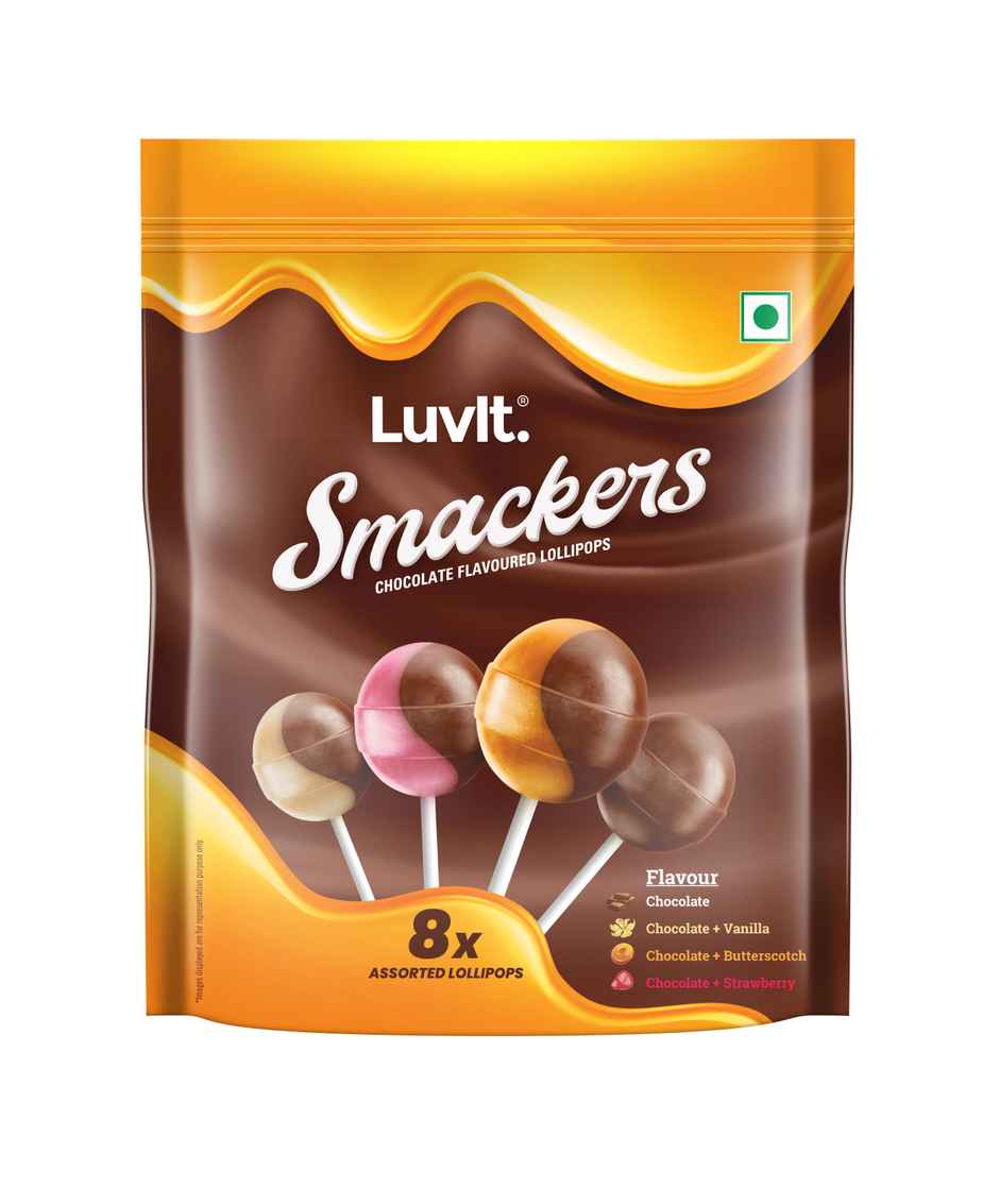 Luvit Smackers Chocolate Assorted Lollipops Combo 