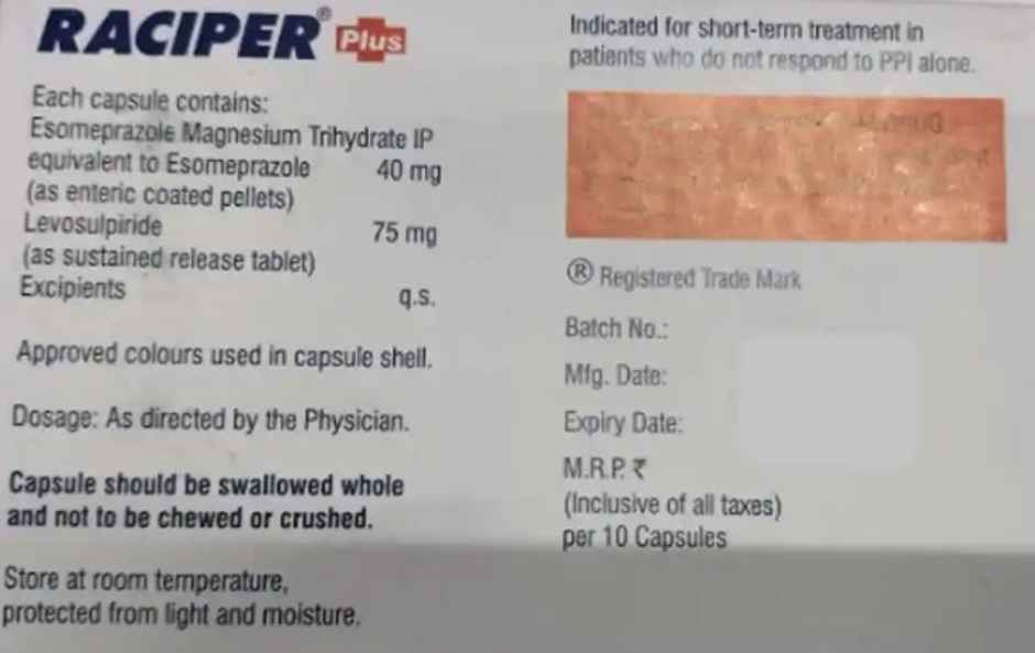 Raciper Plus Capsule SR