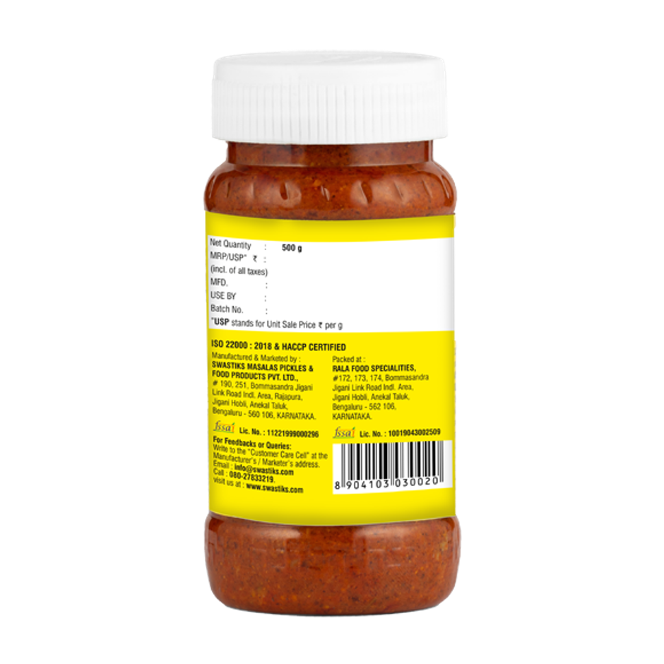 Swastiks Cut Mango Pickle