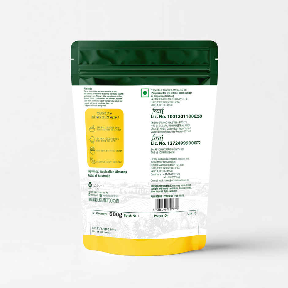 Wonderland Foods Australian Almonds