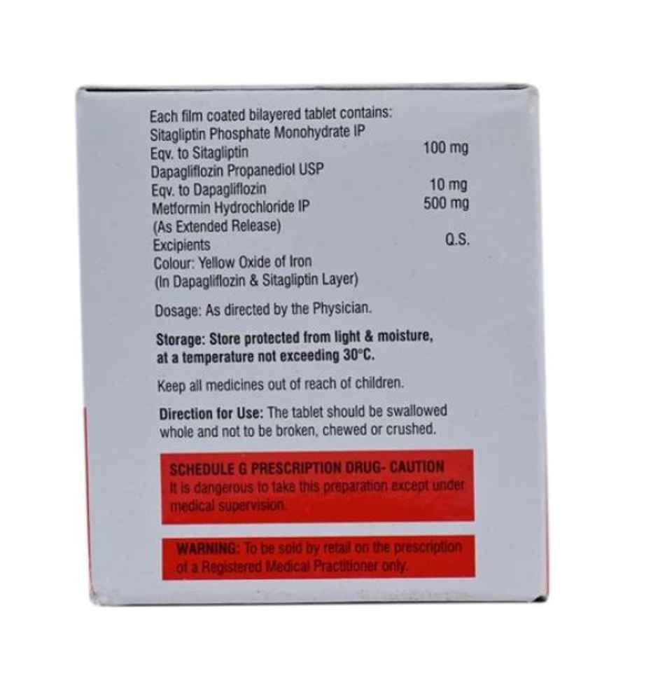 Sitabite DM 100/10/500 Tablet ER