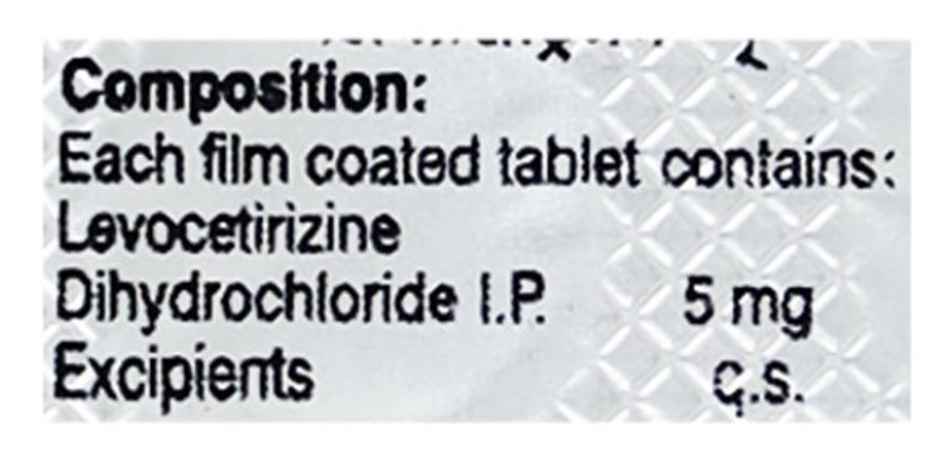 Levocetrizen-5 Tablet
