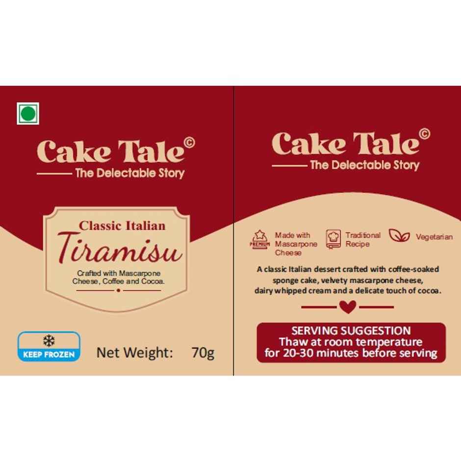 Cake Tale Premium Tiramisu Mini Tub