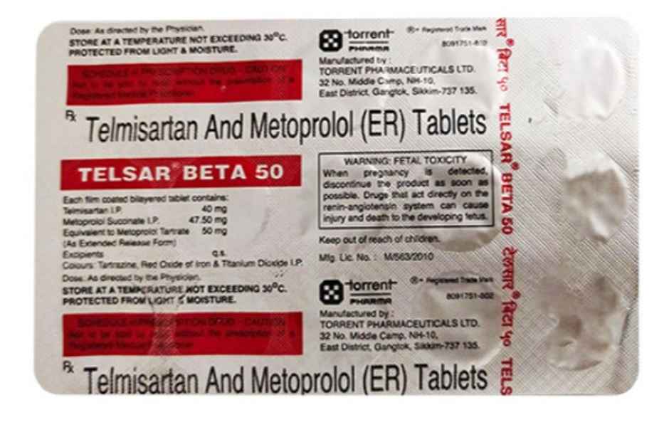 Telsar Beta 50 Tablet ER