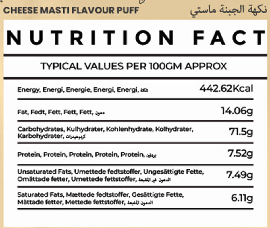 Milleto & Nutto Chesse Masti Millet Puff