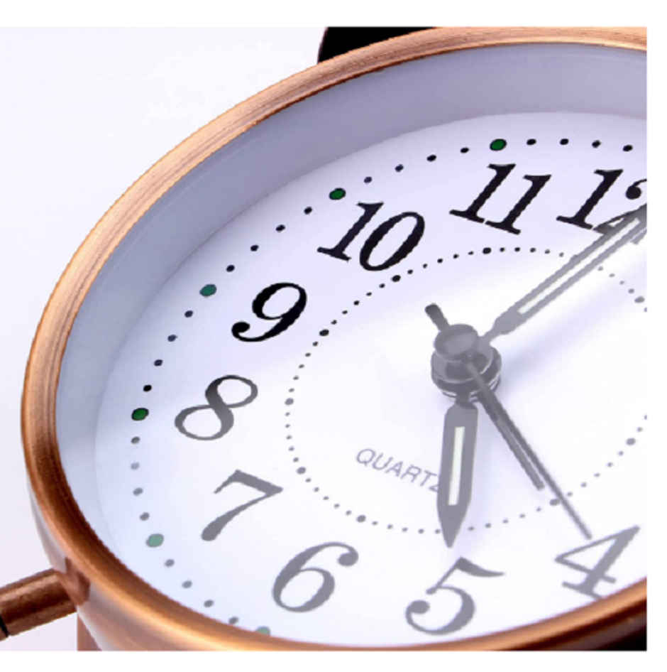 Soham Housewares Table Alarm Clock Vintage Look Twin Bell (Copper)