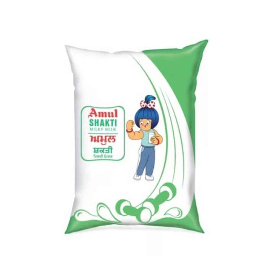 Amul Shakti Fresh Milk | Pouch
