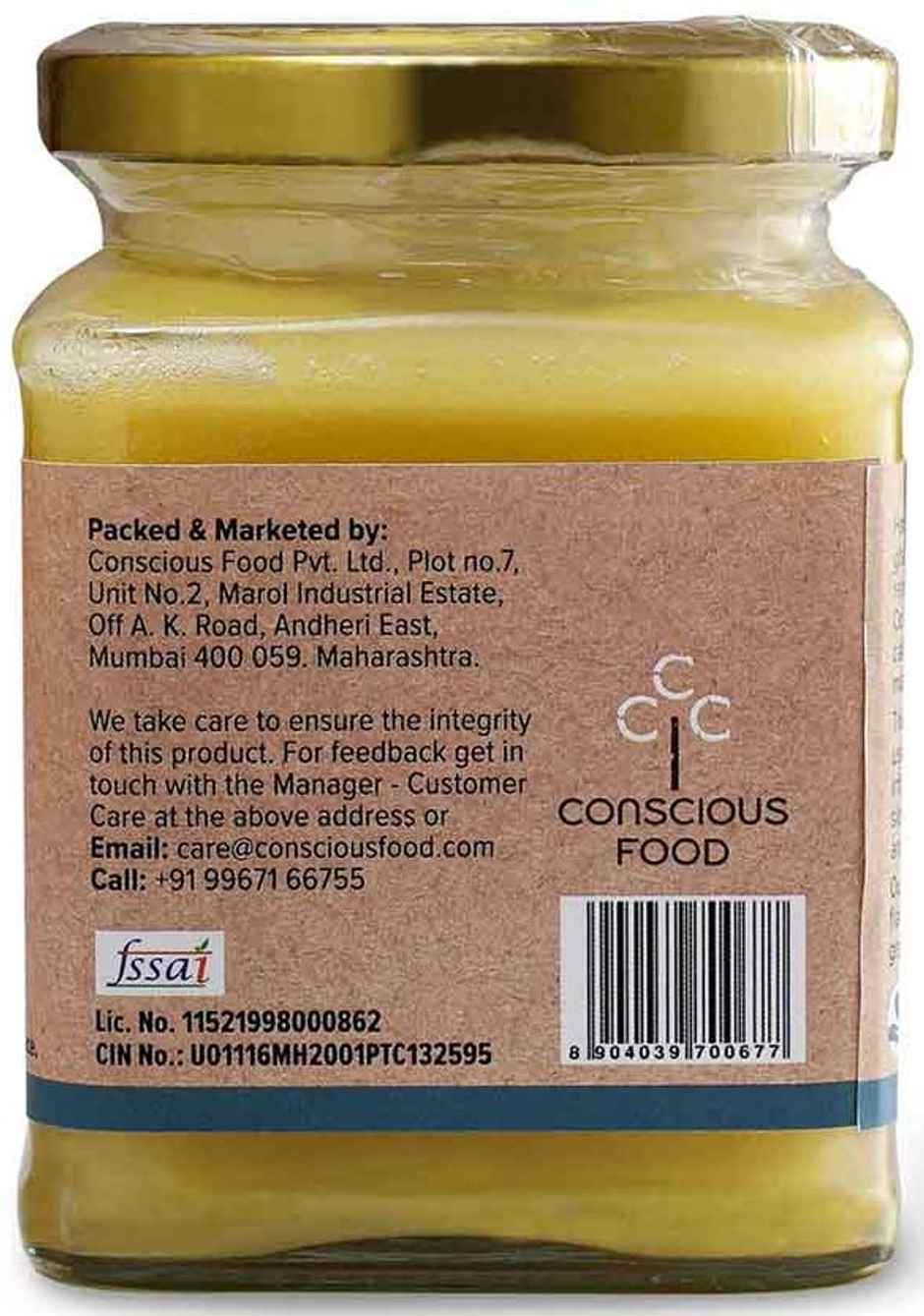 Conscious Food Gir Cow Ghee