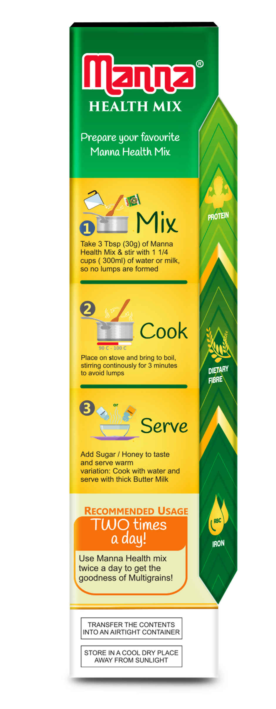 Manna Health Mix- Multigrain Drink For Kids