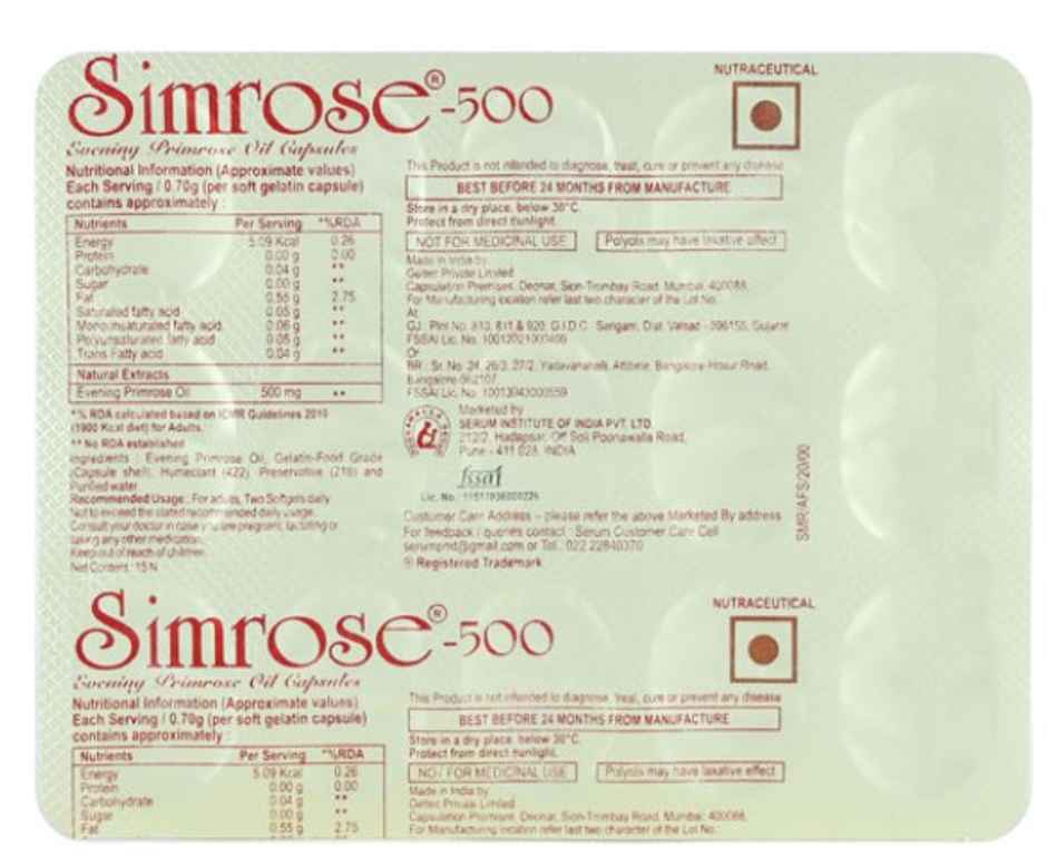 Simrose 500 Capsule