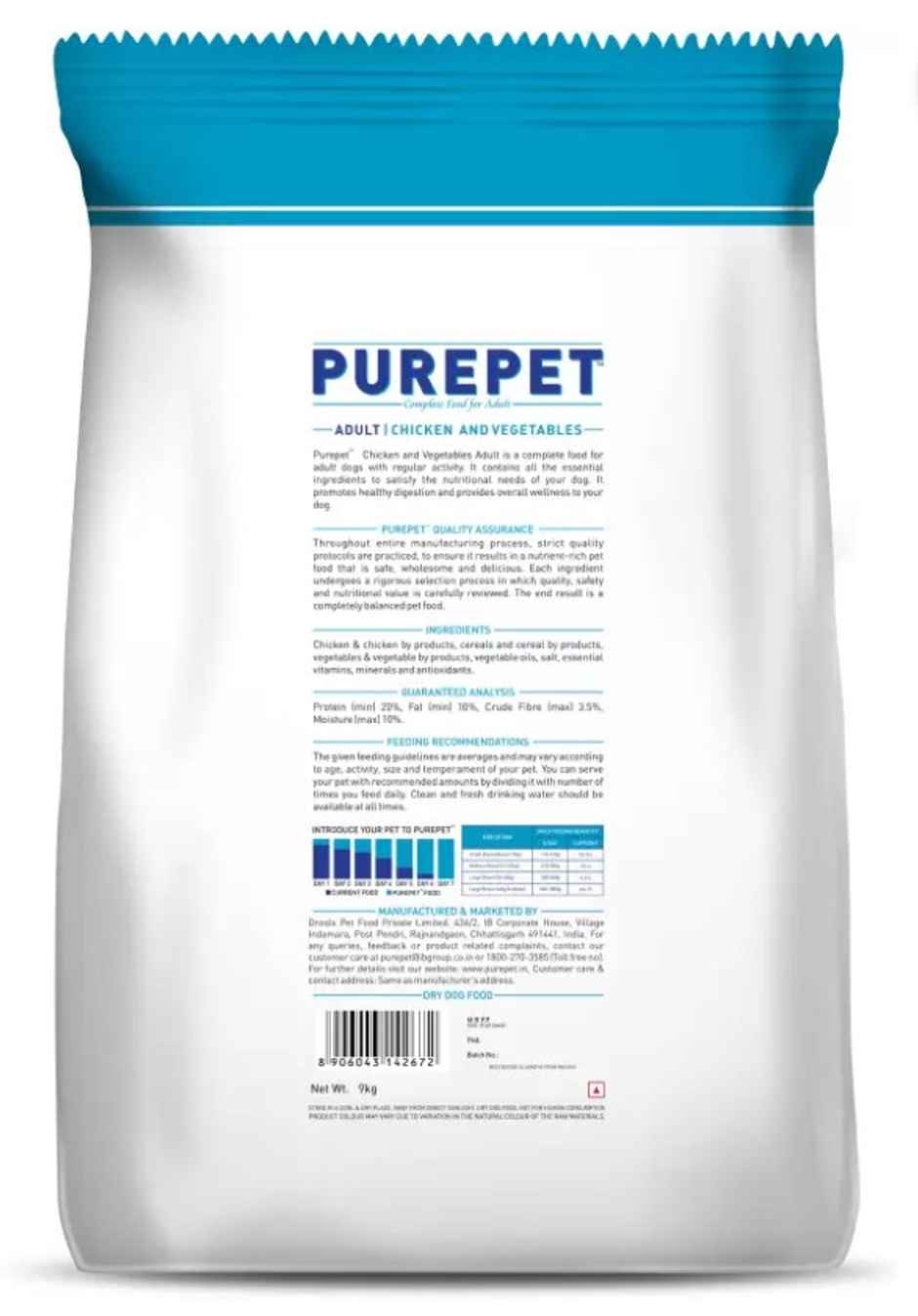 Purepet Chicken | VEG Adult Dog FOOD