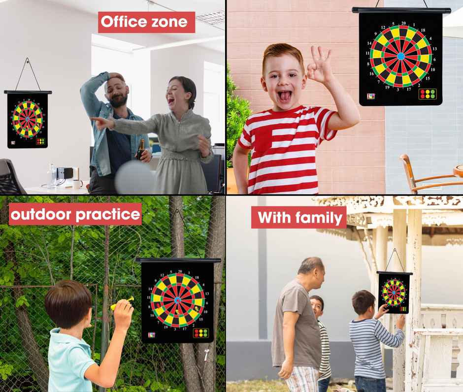 Magnetic Dart Game- Roll Up