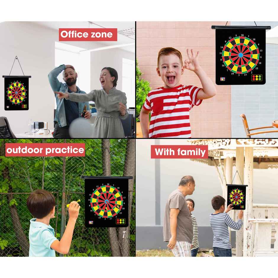 Magnetic Dart Game- Roll Up